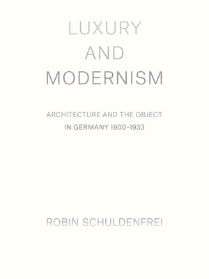 cover image of Luxury and Modernism